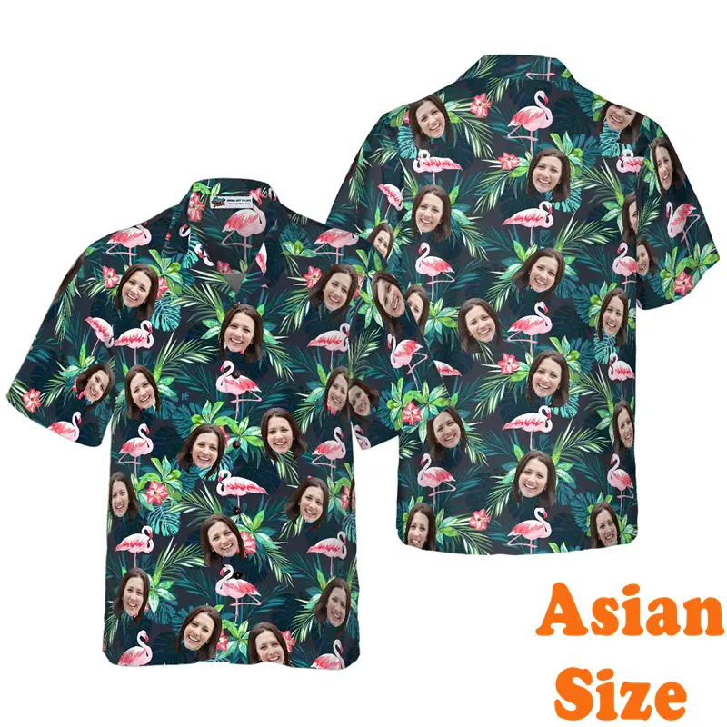 Tropical Plants Pattern Custom Shirt Men's Clothing Summer Street Hip Hop Fun Shirts Personality DIY 3d Print Picture Blouse
