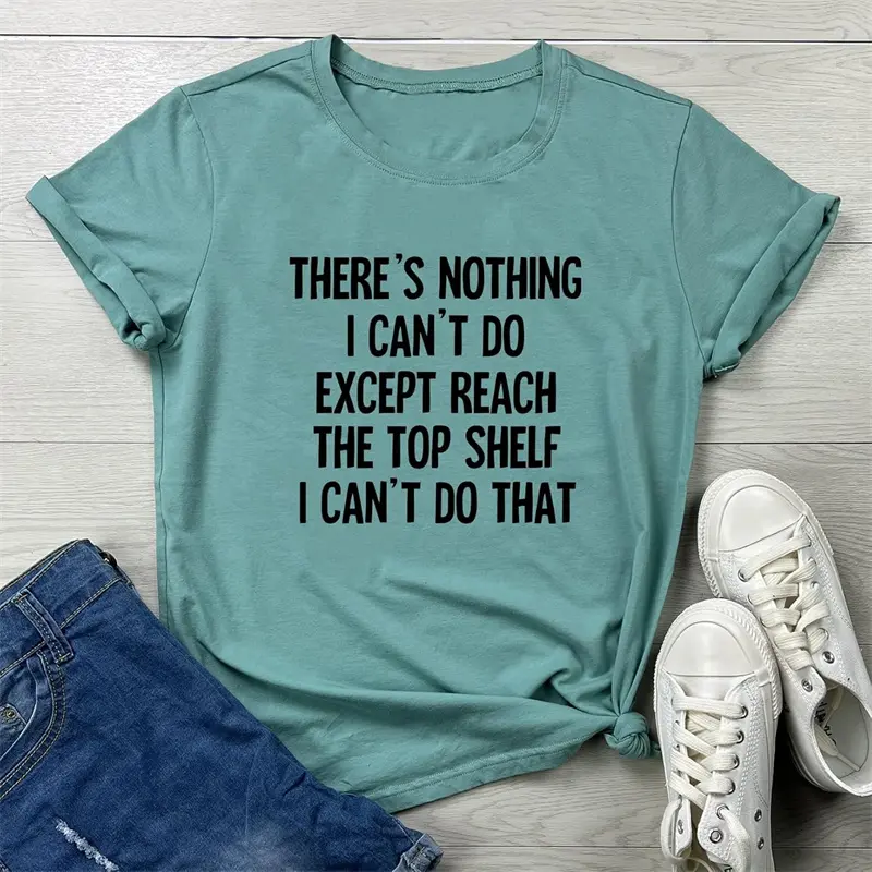 There's Nothing Funny T-shirt For Men And Women Humorous Text Simple Graphic T Shirt Short Sleeve Pullover Top Polyester Fabric