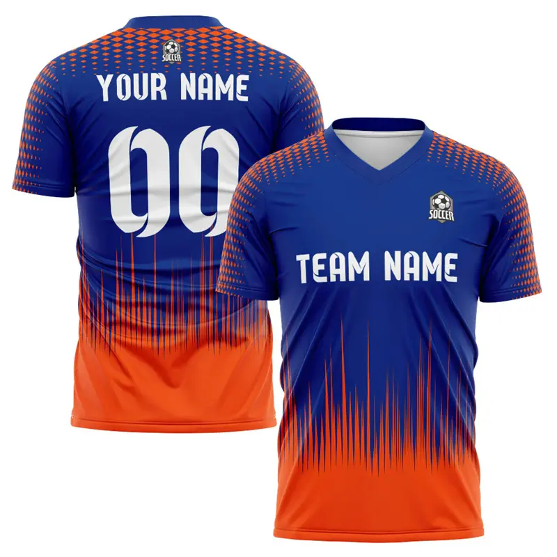 V-neck Football T-shirt Men Kid Fashion Outdoor Sports T Shirts Custom Name Personality Novel Hip Hop Street 2025 New Tee Top
