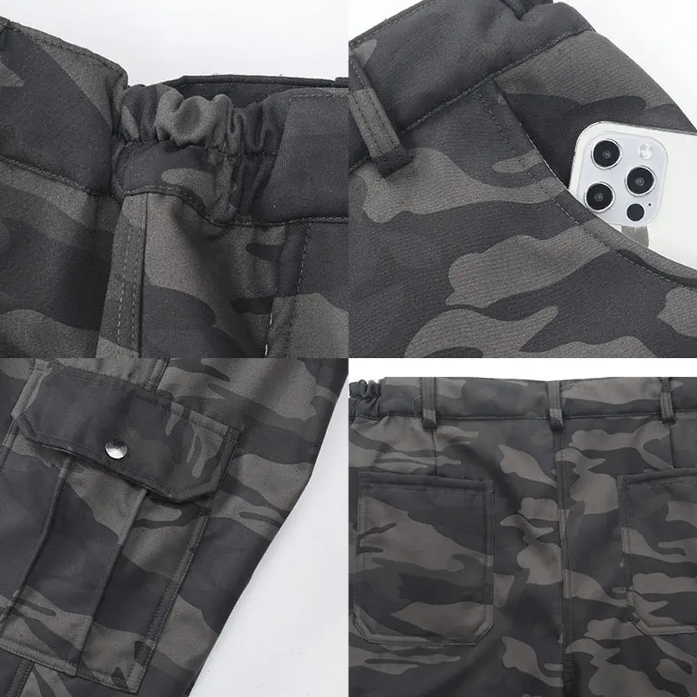 Men's Sets Winter Jackets and Pants Thicken Fluff Lining Warm Puffer Jacket Outdoor Pants Windproof Climbing Ski 2 Pcs