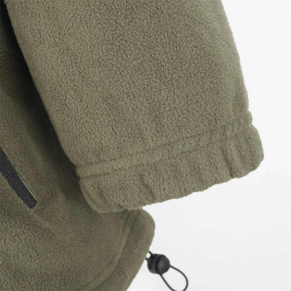 Men's Winter Jacket Polar Fleece Stand Collar Outdoor Warm Jackets for Men Slim Fit Camping Climbing Patchwork Coat Men Winter