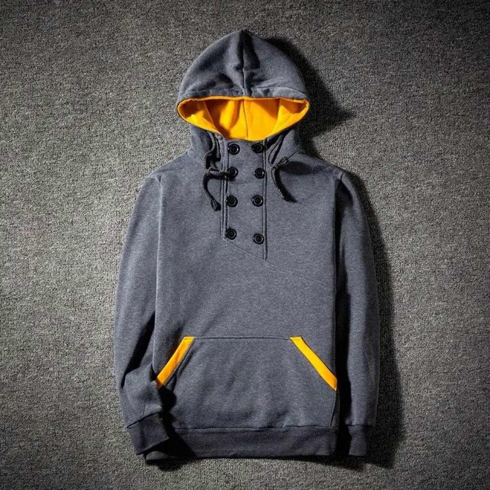 Autumn New Men's Hoodies Sweatshirts Zipper Hoodie Men Sweatshirt Solid Color Man Hoody Sweatshirts For Male