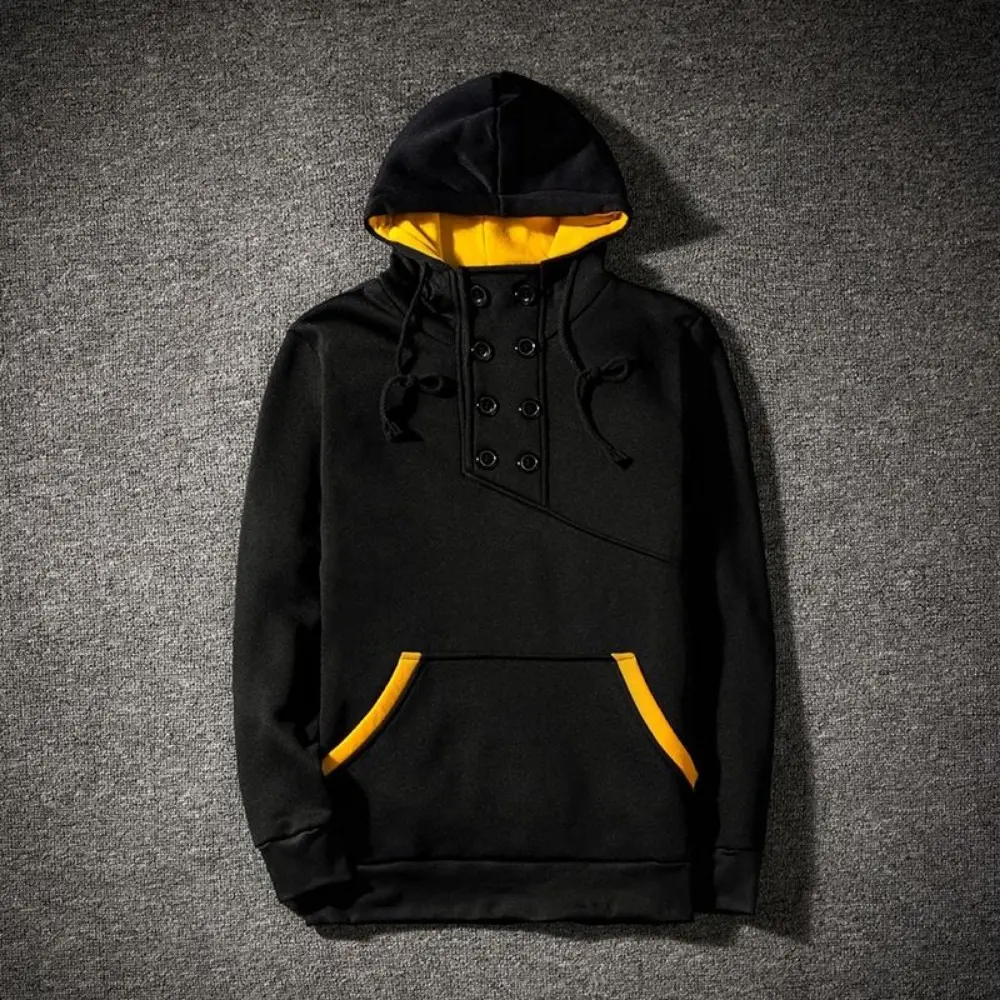 Autumn New Men's Hoodies Sweatshirts Zipper Hoodie Men Sweatshirt Solid Color Man Hoody Sweatshirts For Male