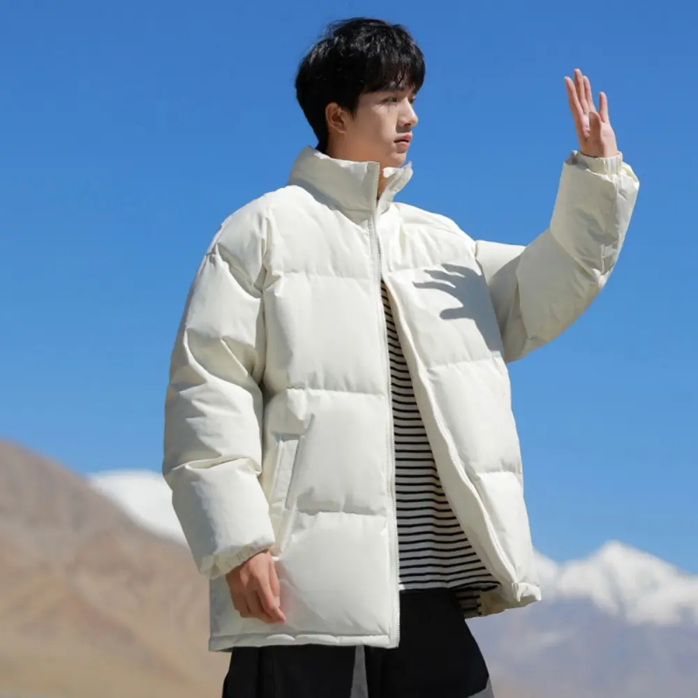 Winter Parkas Men Padded Coats Men Puffer Jackets Outdoor Hooded Coat Casual Windbreaker Thick Warm Coat Men Jacket