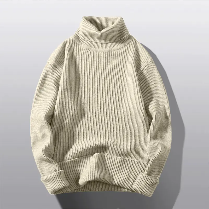 Men's Turtleneck Sweater Autumn Men's Knitting Pullovers Rollneck Sweater Winter Warm Men Jumper Slim Fit Casual Streetwear