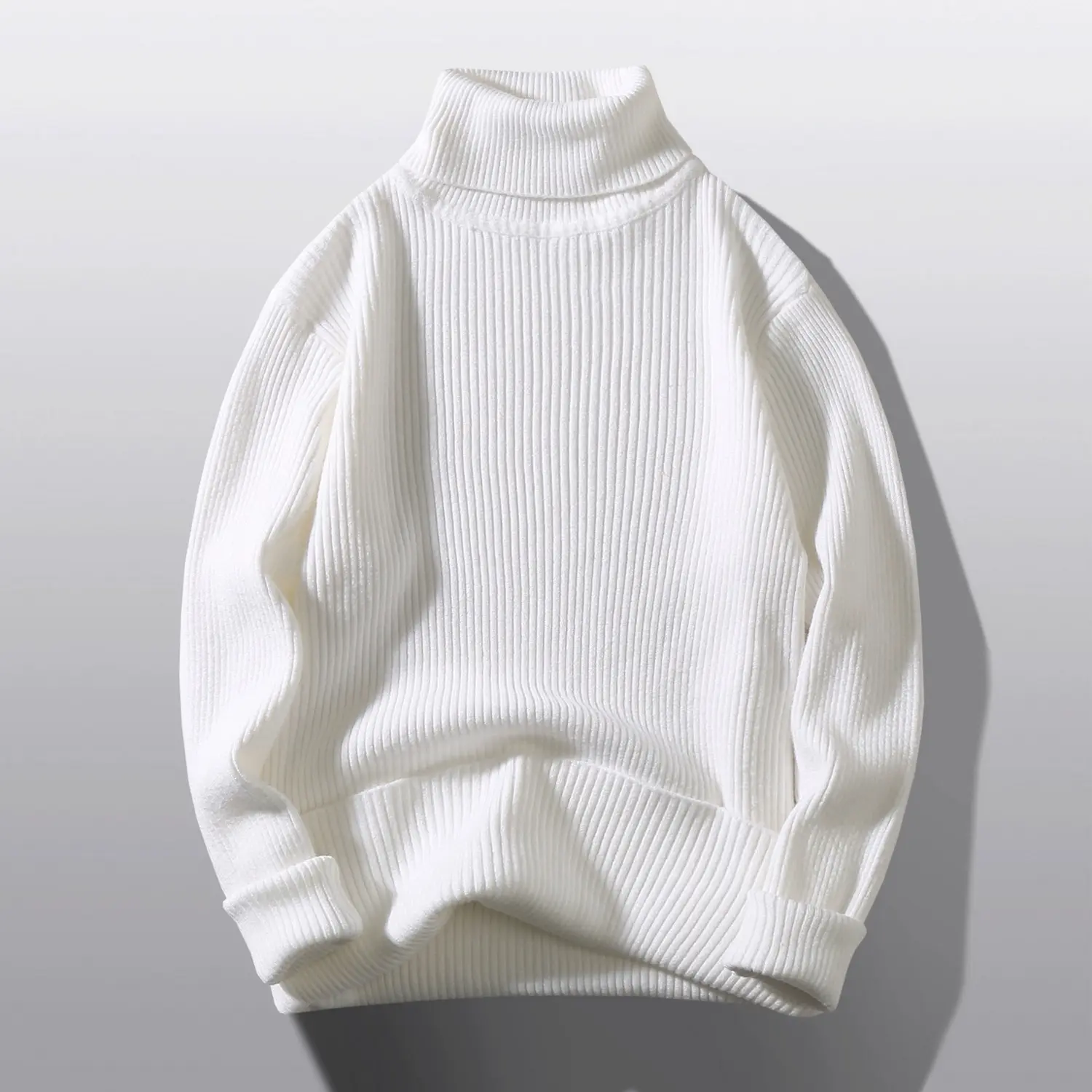 Men's Turtleneck Sweater Autumn Men's Knitting Pullovers Rollneck Sweater Winter Warm Men Jumper Slim Fit Casual Streetwear