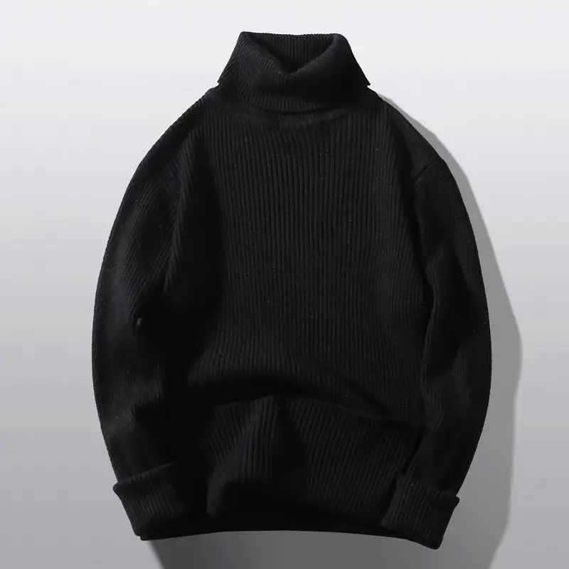 Men's Turtleneck Sweater Autumn Men's Knitting Pullovers Rollneck Sweater Winter Warm Men Jumper Slim Fit Casual Streetwear