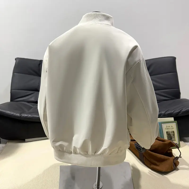 Men's Lightweight Bomber Jacket Causal Fashion Stylish Windbreaker Light Jacket Outdoor Streetwear Casual Motorcycle Jacket