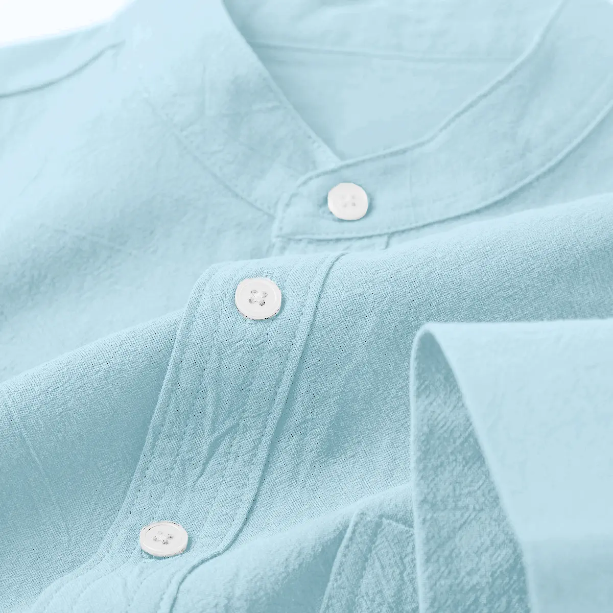 Mens Short Sleeve Henley T Shirts Casual Button Down Shirt Summer Lightweight Oversize Wear with Pocket Breathable Streetwear