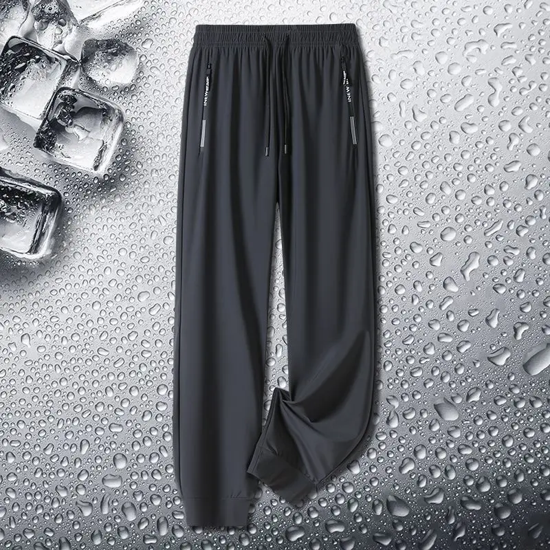New Trousers for Men Lightweight Outdoor Trousers for Hiking Camping Casual Stretch Pants Male Thin Loose Quick-dry Pants
