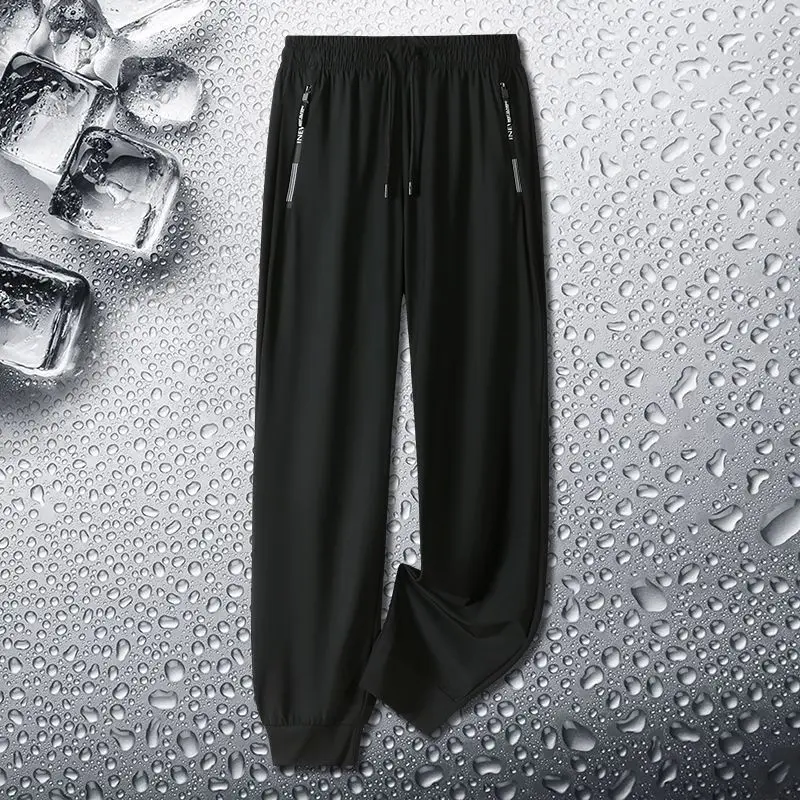 New Trousers for Men Lightweight Outdoor Trousers for Hiking Camping Casual Stretch Pants Male Thin Loose Quick-dry Pants