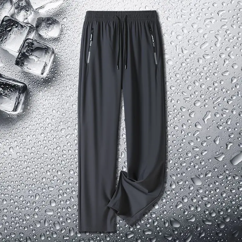 New Trousers for Men Lightweight Outdoor Trousers for Hiking Camping Casual Stretch Pants Male Thin Loose Quick-dry Pants