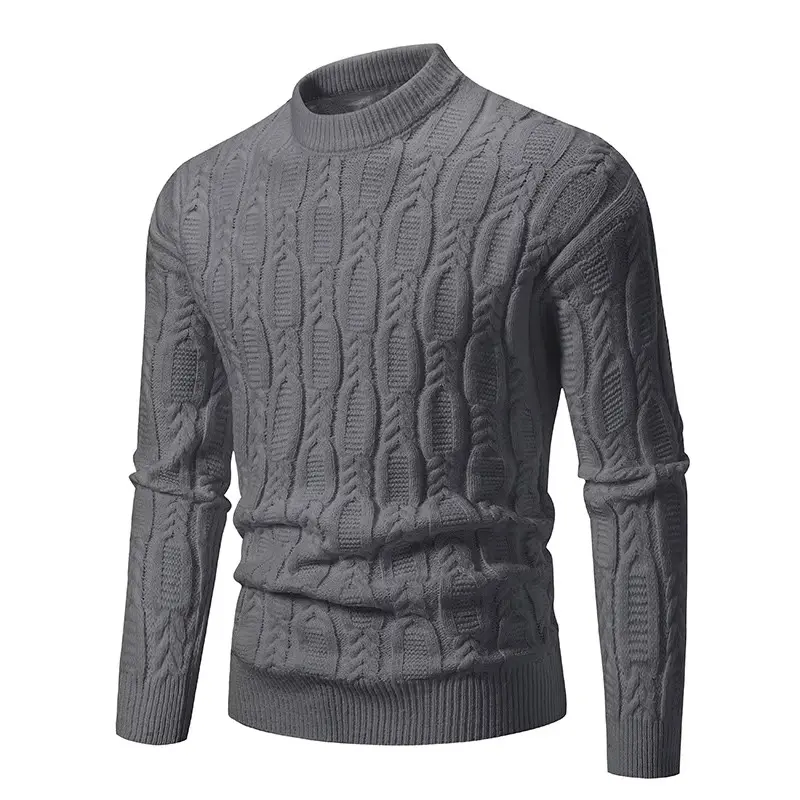 Mens Pullover Sweaters Fashion Knit Sweater Knitwear Lightweight Jumper Autumn Mock Turtleneck Casual Basic Streetwear