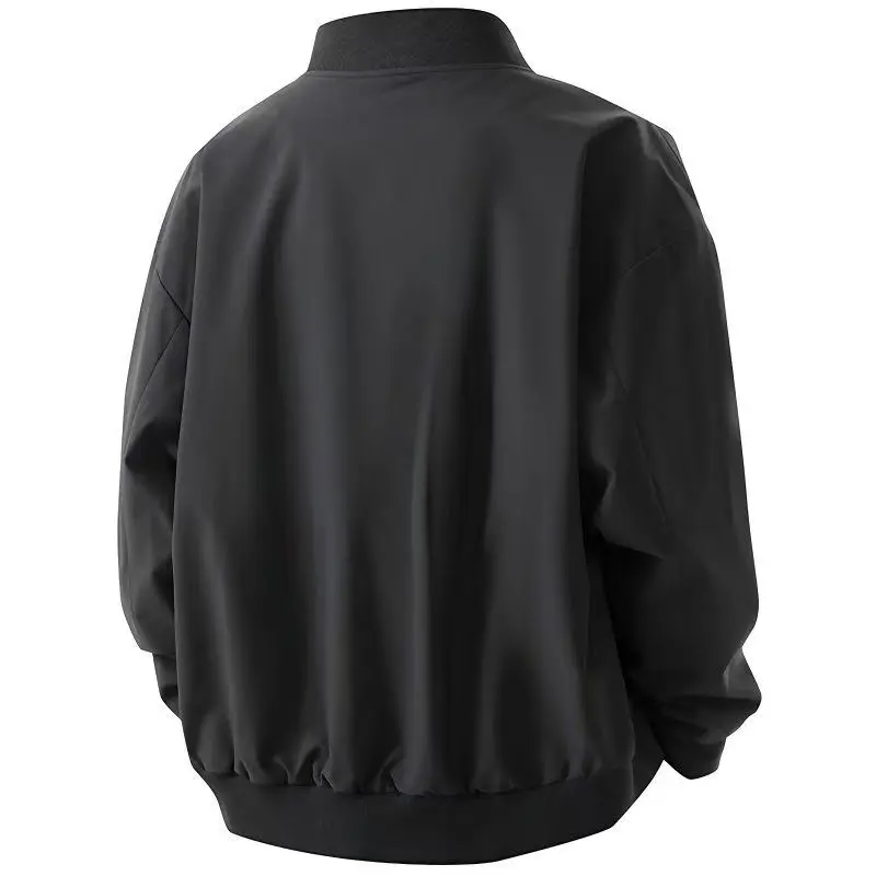 New Men's Bomber Jacket Stylish Lightweight Windbreaker Fashion Fall Casual Jackets for Men Outdoor Mens Coats