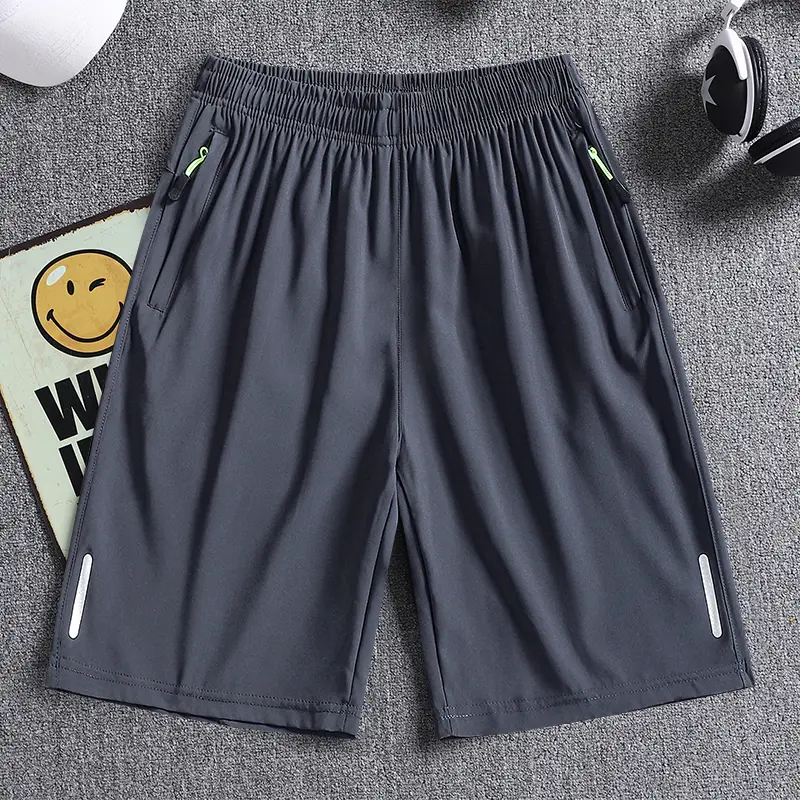 New Mens Sport Large Shorts Outwear Summer Beach Pants Ice Silk Quick Dry Lightweight Jogger Sweatwear Gym Shorts