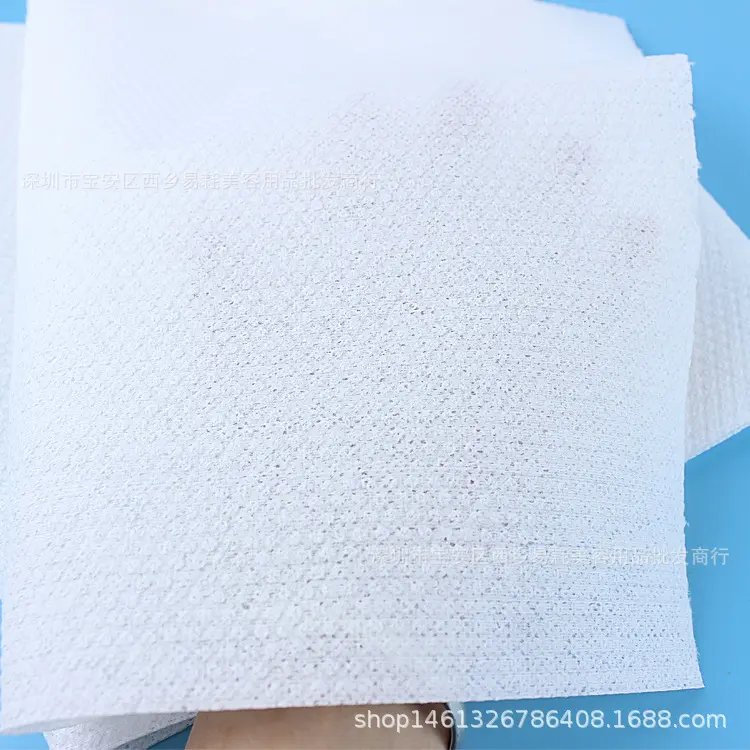 Disposable Thickened Wood Pulp Towel Super Absorbent Hairdressing Cap Foot Wipe Beauty And Hairdressing Towel for Salon Use