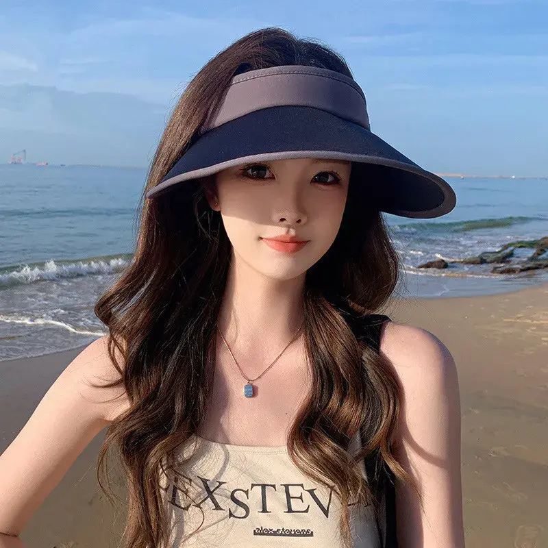 Women's Casual Outdoor Sun Hat Face Covering Spring Summer New Style Versatile Lace Net Cap UV Protection Breathable Hat