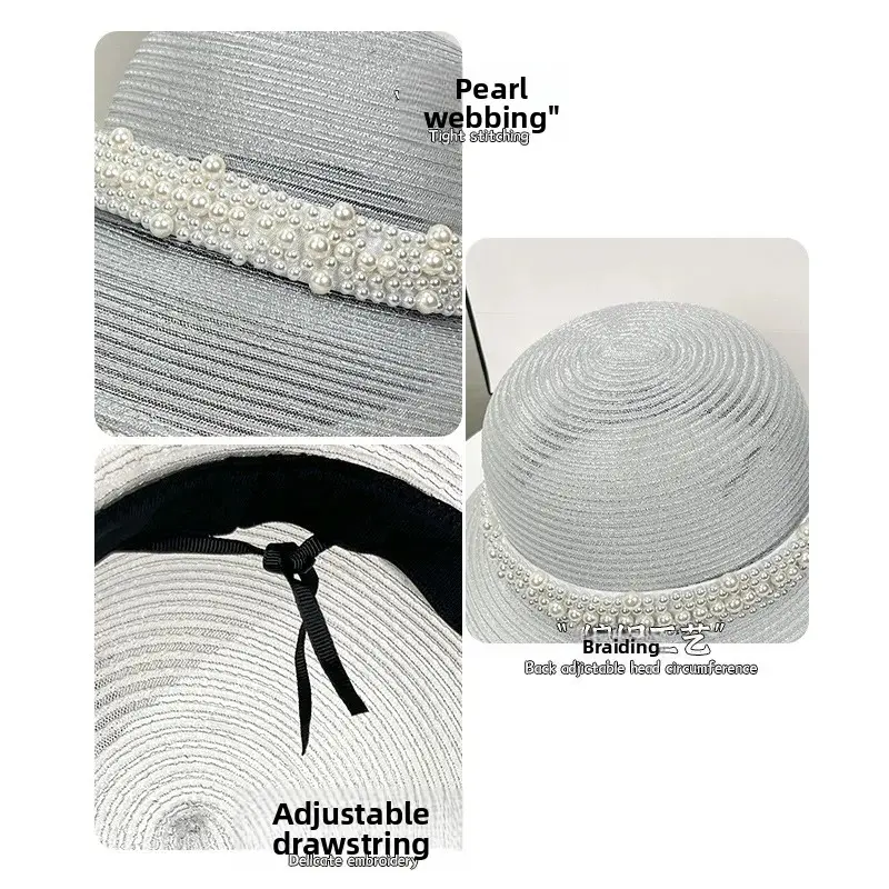 New Hot Sale Of The Season Women's Fishing Net Hat Breathable Sunshade Thin Style Versatile Spring Summer Anti-Uv Bucket Hat Lig