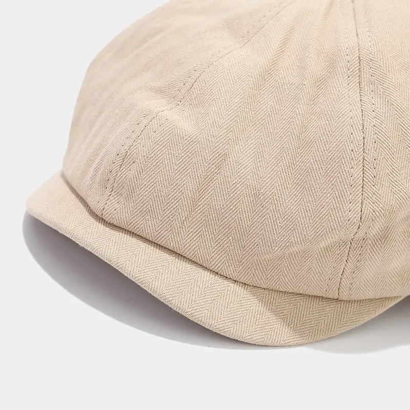Retro Japanese Style Short Brim Beret Hat Women's Casual Spring Summer Fashionable Street Artist Caps Versatile Lace Net Hats