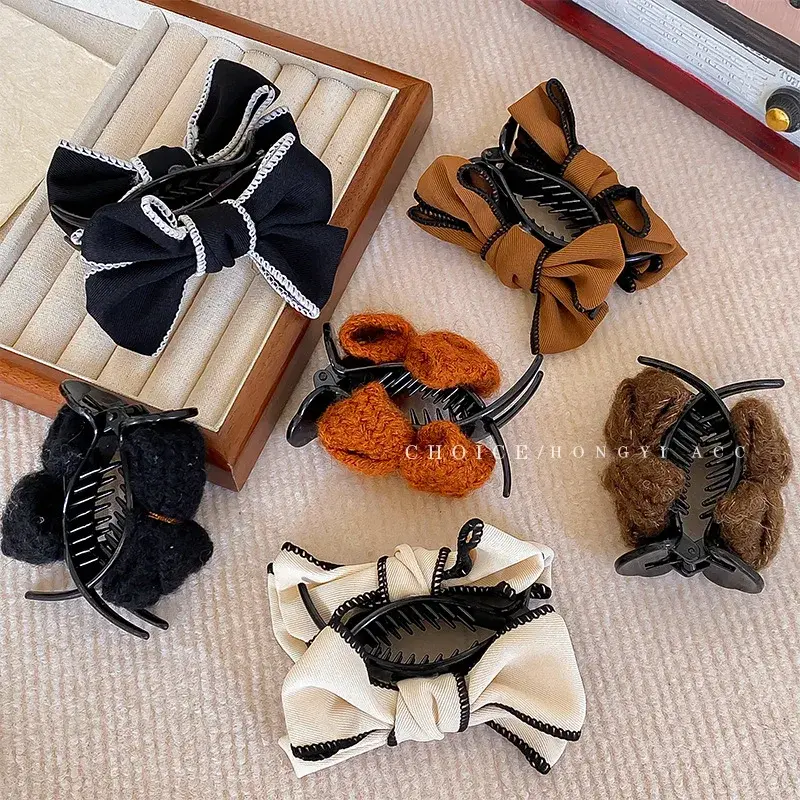 Elegant Butterfly Knot Hair Clip for Women Premium Quality High Ponytail Hair Accessory Autumn Winter Chignon Hairpin