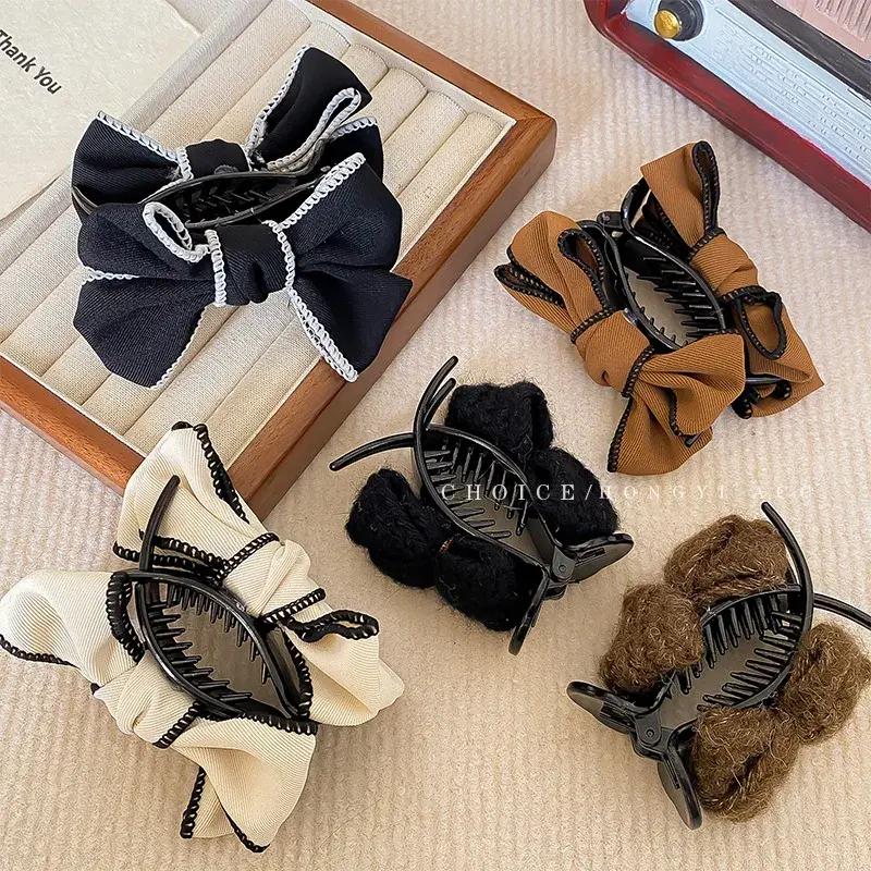 Elegant Butterfly Knot Hair Clip for Women Premium Quality High Ponytail Hair Accessory Autumn Winter Chignon Hairpin