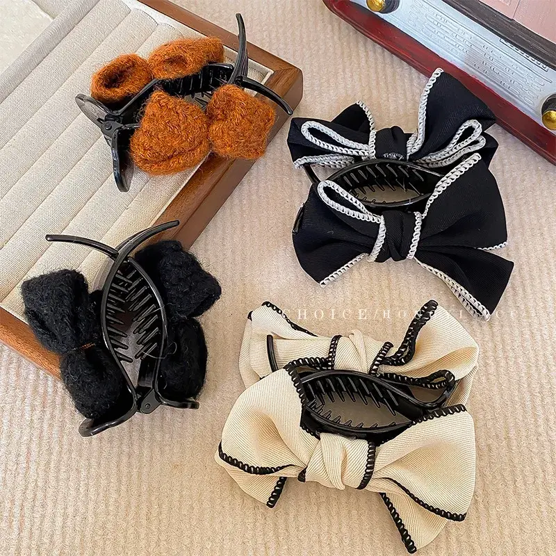 Elegant Butterfly Knot Hair Clip for Women Premium Quality High Ponytail Hair Accessory Autumn Winter Chignon Hairpin
