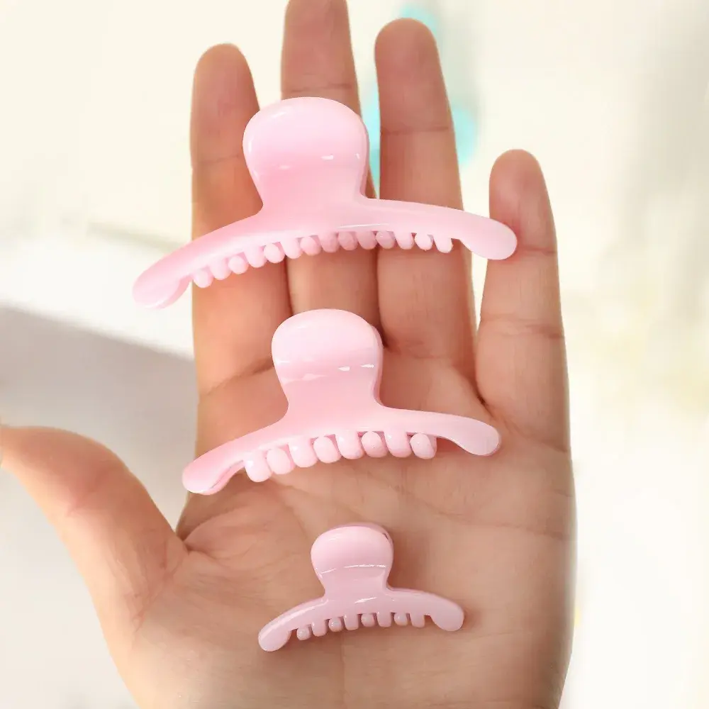 Mini Candy Colored Hair Clips Women's Forehead Bangs Shark Clamp Cute Girl Hair Accessories Professional Salon Partition