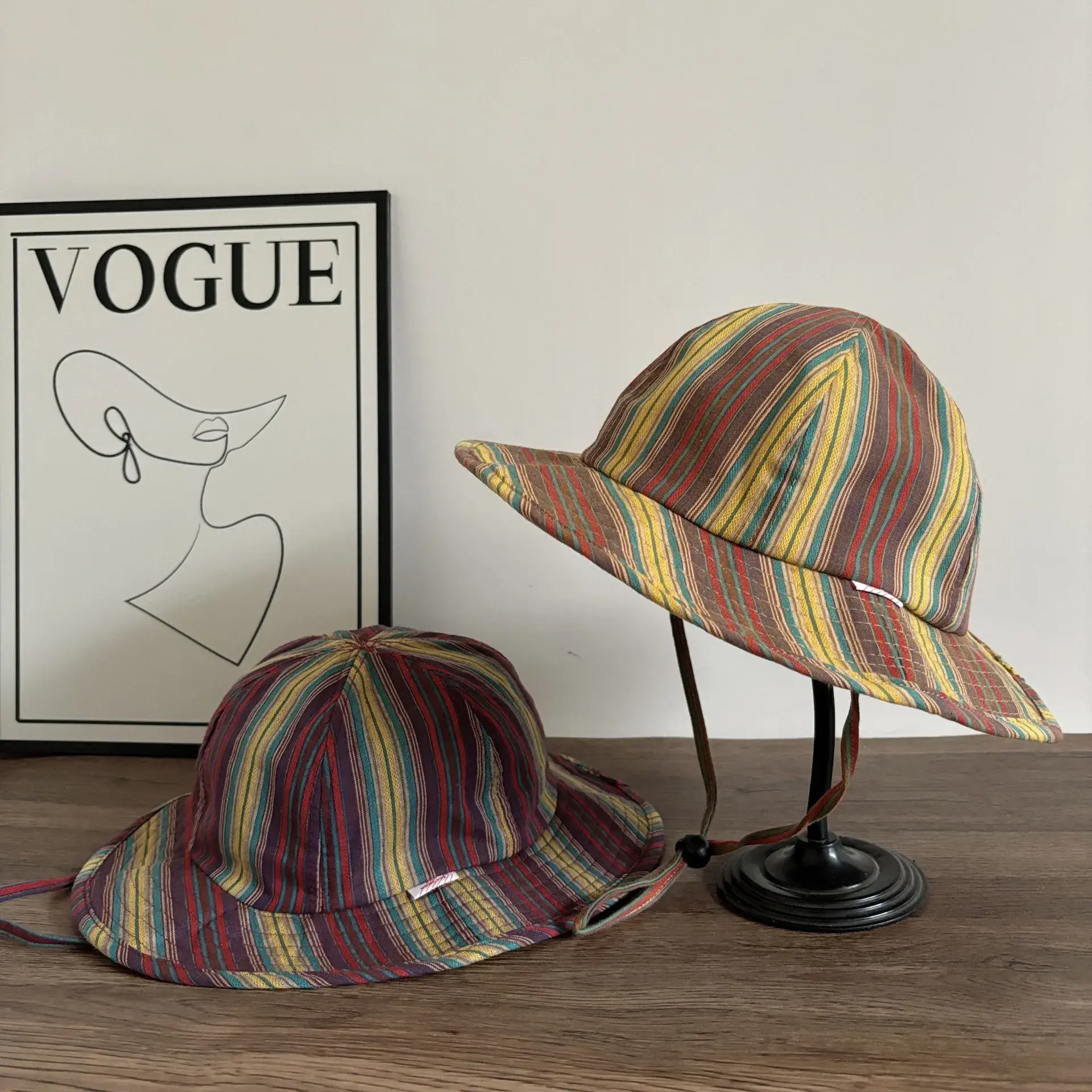 Fashionable Striped Forward Cap Unisex Stylish Versatile Small Face Trendy Duckbill Hat Korean Version New Arrival 2025