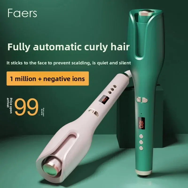 Negative Ion Automatic Curling Iron Women's Large Curl Electric Lazy Girl Hair Styling Tool Rotation Anti-Scalding Hair Care