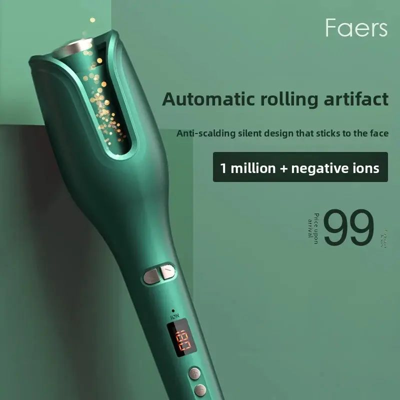 Negative Ion Automatic Curling Iron Women's Large Curl Electric Lazy Girl Hair Styling Tool Rotation Anti-Scalding Hair Care