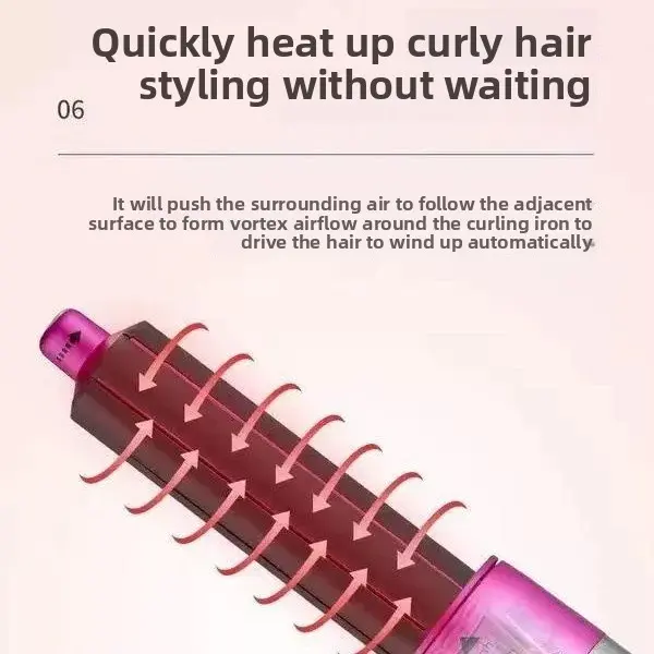 Five-In-One Electric Hairdryer Multi-Function Hair Curling Iron Interchangeable Heads Salon Tools Hairdressing Appliances