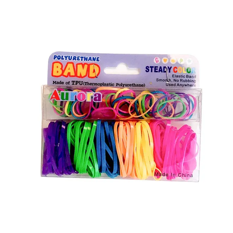 Korean Style Non-Breaking Rubber Band Hair Accessories High Elasticity Disposable Hair Bands Colorful Hair Rings Large And Small
