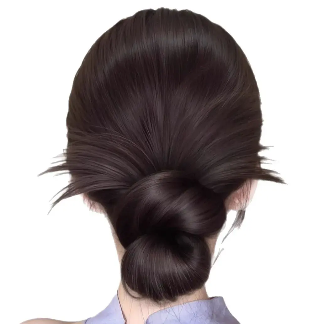 Natural Looking Lazy Girl Hair Extensions Bun Headband Women's Hairpieces Ponytail Wig Fiber from Mainland China