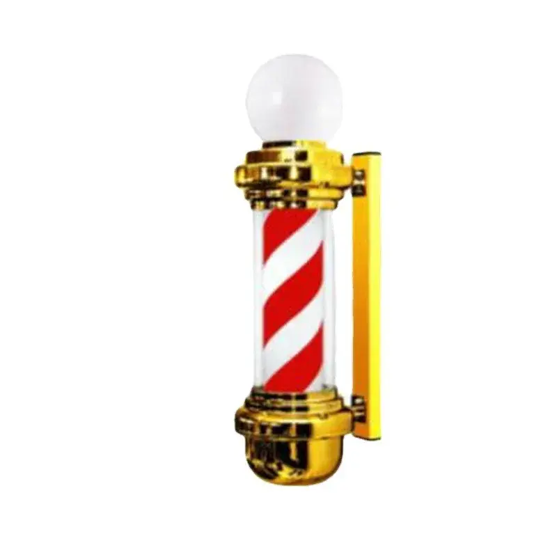 2025 New LED Retro Cylindrical Hat Rotating Light Beauty And Hairdressing Salon Sign Light Hair Cutting Shop Rotating Lamp