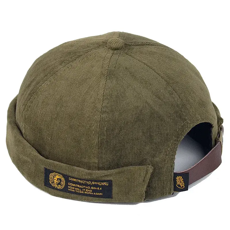 Retro Sailor Hat Baseball Cap Couple Matching Trendy No Brim Hat Net Lace Cap Chinese Style Hip Hop Hat for Men And Women