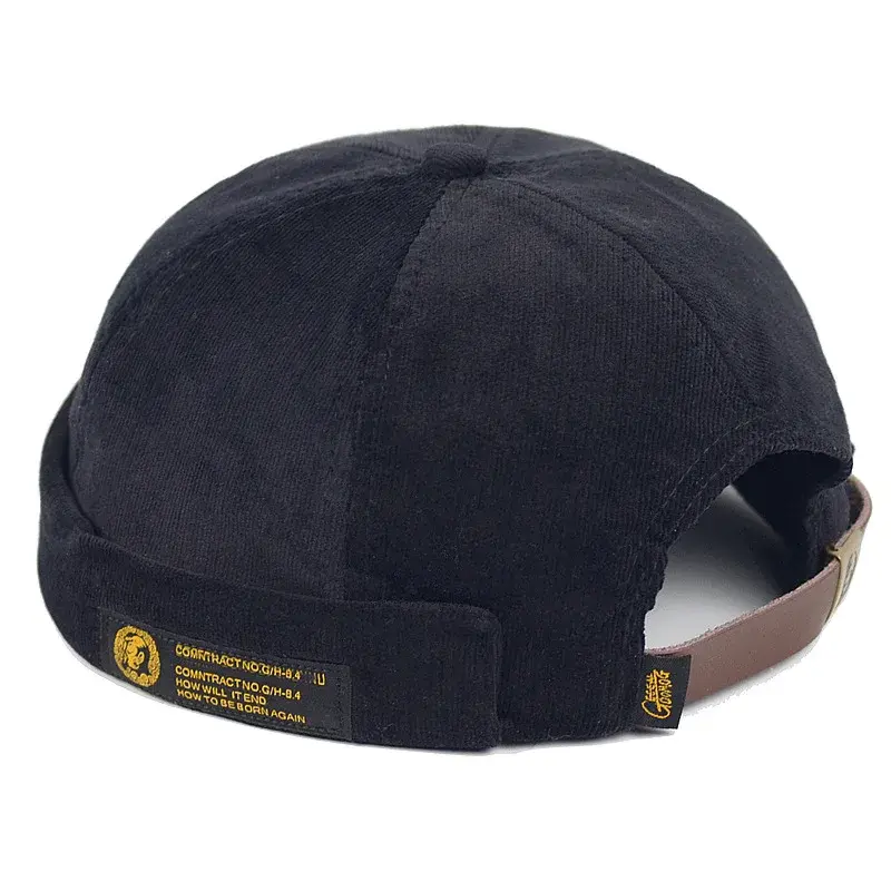 Retro Sailor Hat Baseball Cap Couple Matching Trendy No Brim Hat Net Lace Cap Chinese Style Hip Hop Hat for Men And Women