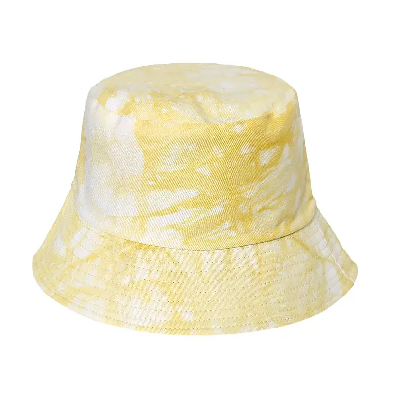 Tie Dye Hat Spring Summer Unisex Fashionable Sun Protection Student Couple Cap Korean Style Bucket Hat Versatile Accessory