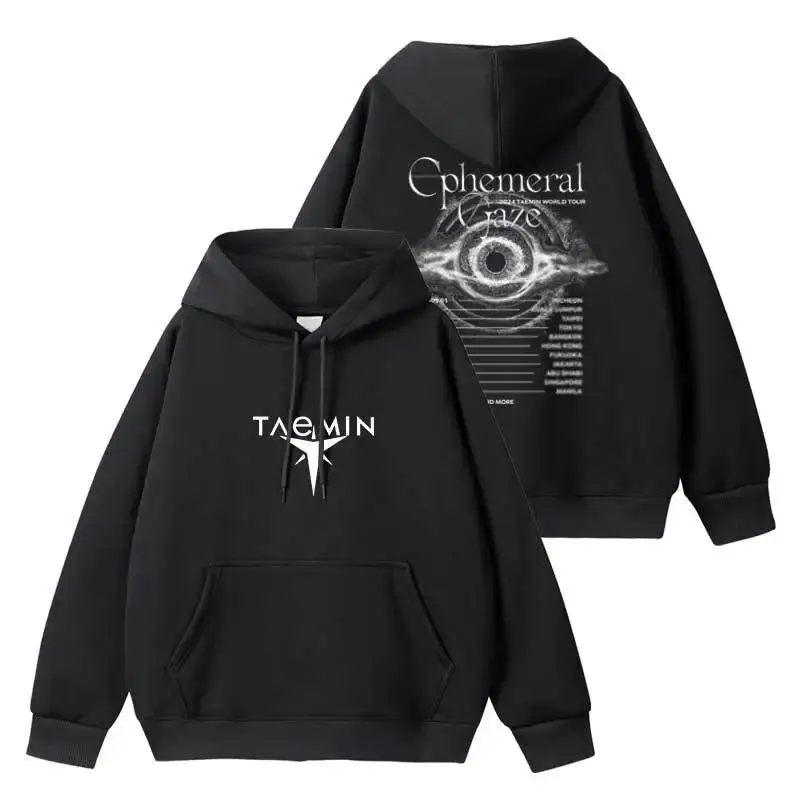 SHINee Taemin Hot Sale Of The Season Ephemeral Gaze World Tour Concert Hoodie Sweatshirt Women's Fashionable Casual Streetwear