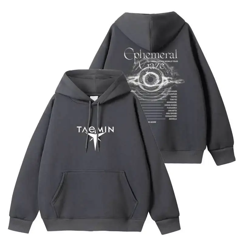 SHINee Taemin Hot Sale Of The Season Ephemeral Gaze World Tour Concert Hoodie Sweatshirt Women's Fashionable Casual Streetwear
