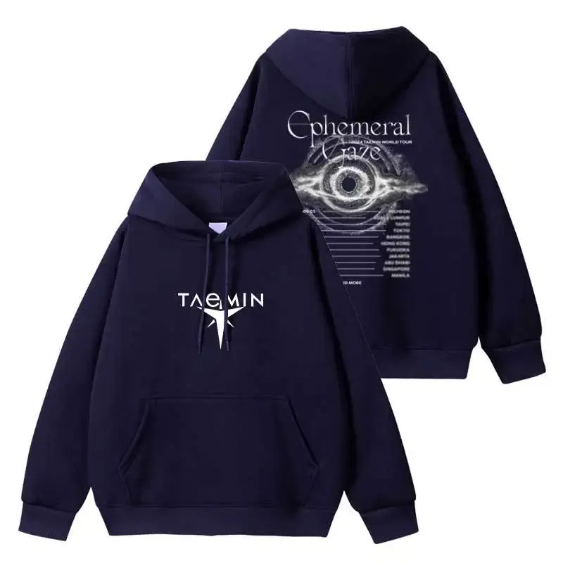 SHINee Taemin Hot Sale Of The Season Ephemeral Gaze World Tour Concert Hoodie Sweatshirt Women's Fashionable Casual Streetwear