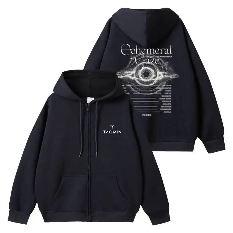 SHINee Taemin Hot Sale Of The Season Ephemeral Gaze World Tour Concert Hoodie Sweatshirt Women's Fashionable Casual Streetwear
