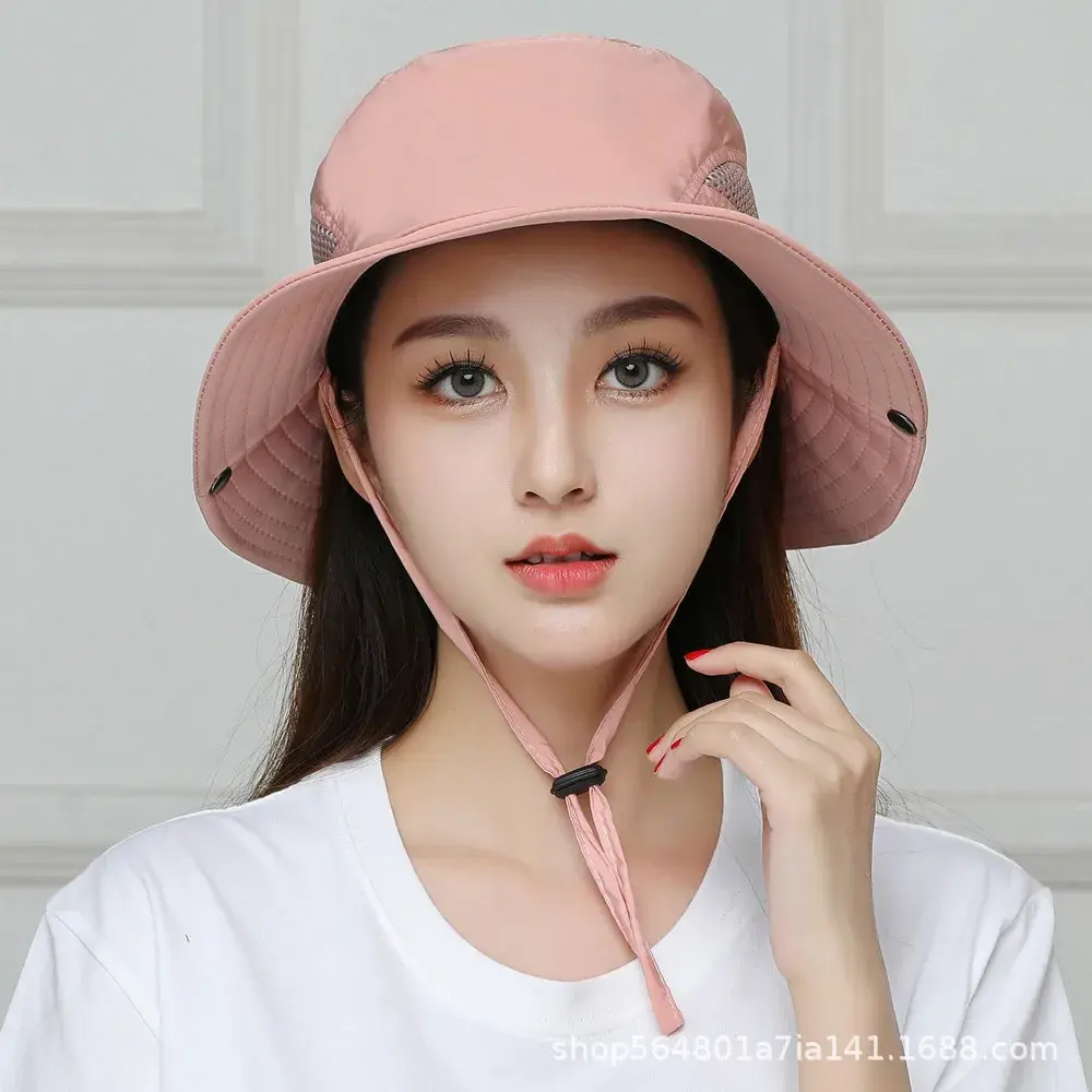 Outdoor Fishing Cap Sun Protection Hat Unisex Children's Mountain Climbing Parent-Child Shade Bucket Hat Customizable Logo