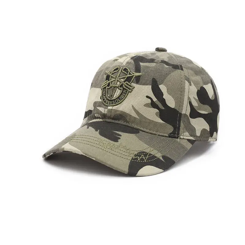 New Camouflage Baseball Cap Unisex Casual Outdoor Sports Hat Five Stars Sun Protection UV Resistant Spring Summer Autumn Winter