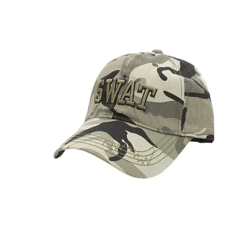 New Camouflage Baseball Cap Unisex Casual Outdoor Sports Hat Five Stars Sun Protection UV Resistant Spring Summer Autumn Winter