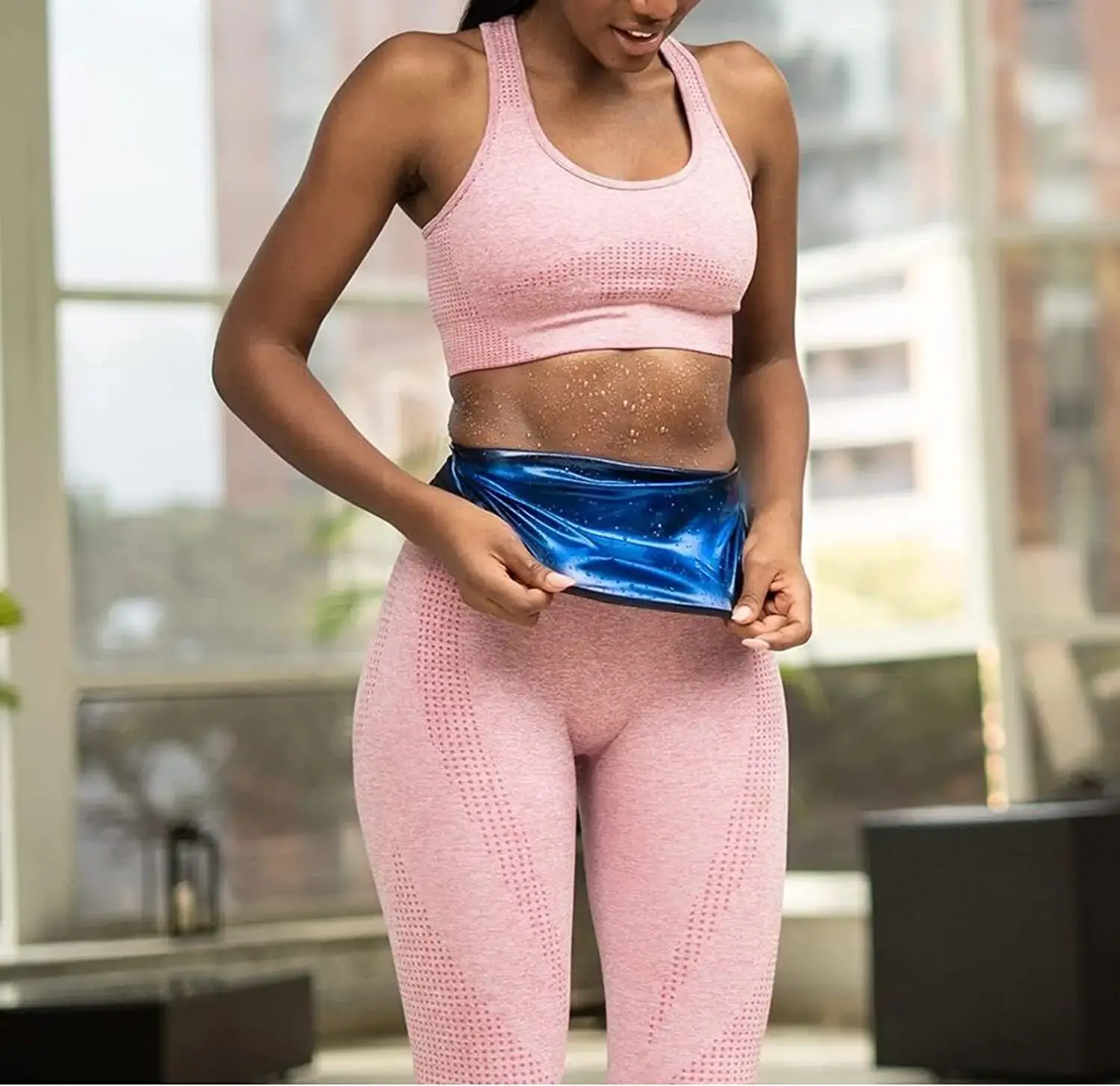 Postpartum Waist-fitted Shaping Belt For Women Sweat-absorbent Tummy Control Sport Waistband Belly Cincher Tummy Control Belt