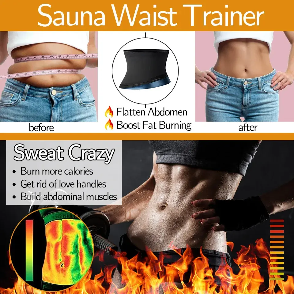 Postpartum Waist-fitted Shaping Belt For Women Sweat-absorbent Tummy Control Sport Waistband Belly Cincher Tummy Control Belt