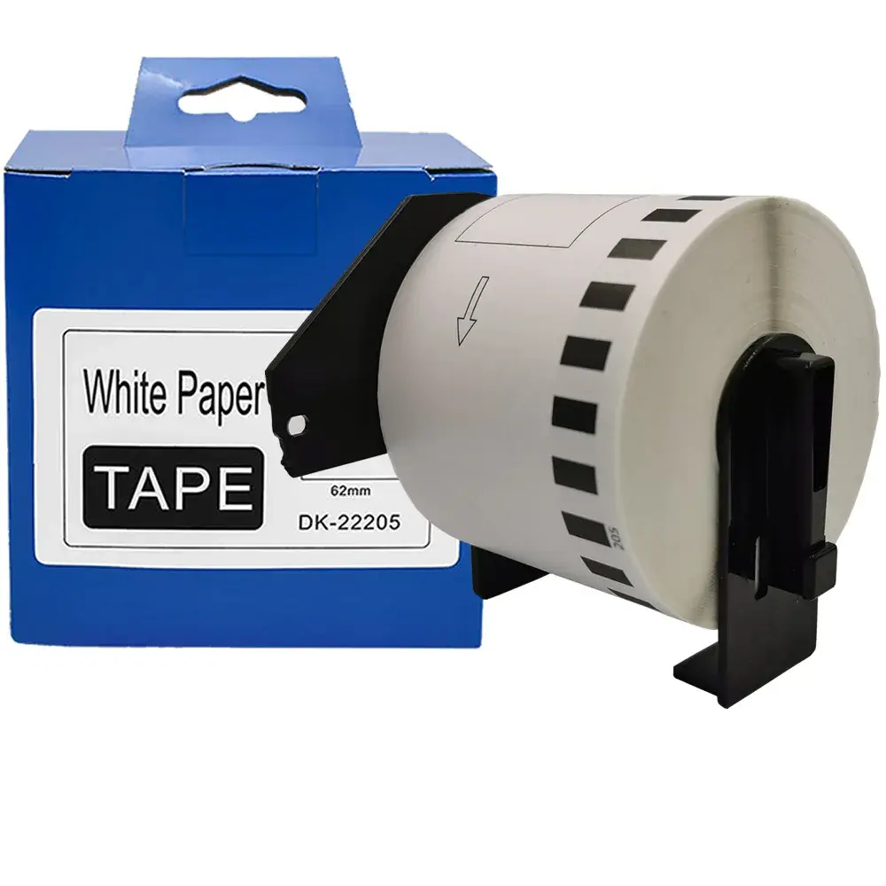 Brother DK-22205 Hot Thermal Label Paper Continuous 62mm For QL-700/QL800 Printer Colorful Stripe Self-Adhesive