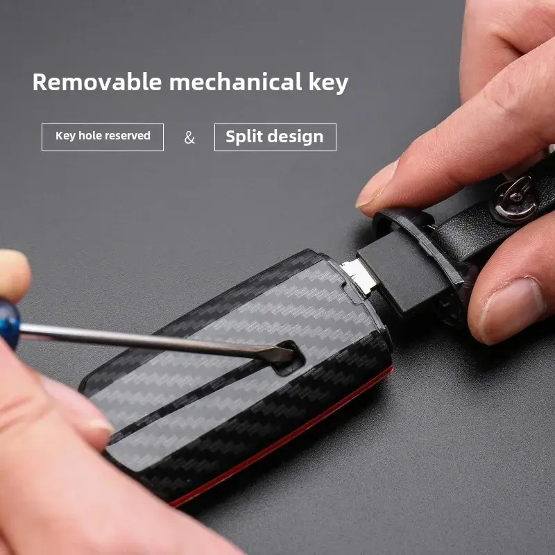 Mazda CX-5 Car Key Case Bag Clip Universal Atix MX-5CX-4CX-7 Hongqi Sarala CX-3 Vehicle Key Pouch Durable Material