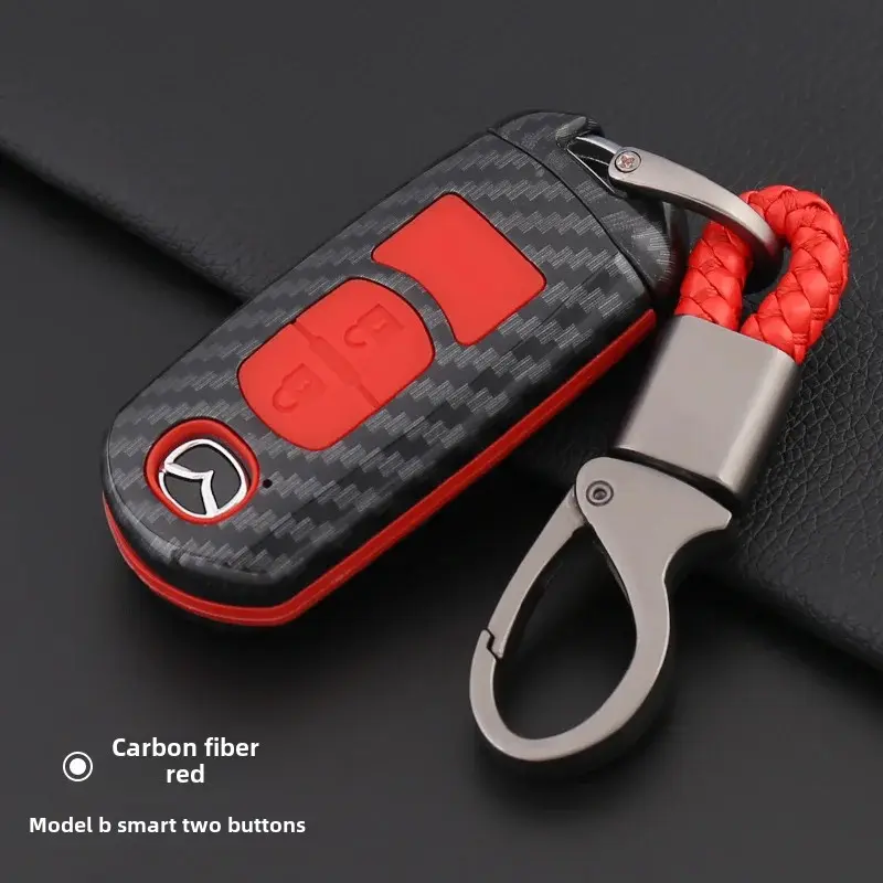 Mazda CX-5 Car Key Case Bag Clip Universal Atix MX-5CX-4CX-7 Hongqi Sarala CX-3 Vehicle Key Pouch Durable Material