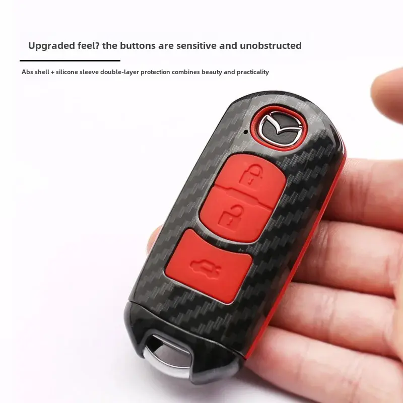 Mazda CX-5 Car Key Case Bag Clip Universal Atix MX-5CX-4CX-7 Hongqi Sarala CX-3 Vehicle Key Pouch Durable Material
